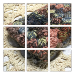 ＊かぎ針編み＊かわり糸のiPodtouch iPhone5 iPhone5S ソックス ケース カバー ウール 羊毛 2枚目の画像