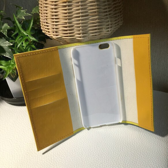 【北欧ファンキー】iPhone6シリーズ★フラップ開閉型3つ折りケース4色 5枚目の画像