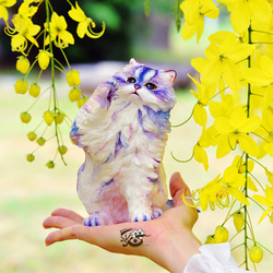 【Yinyingmeow】ChinchillaCat1 / 2th×Sculpture×モデルデコレーション▲Chinchill 2枚目の画像