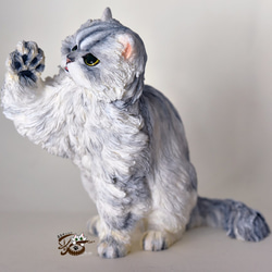 【Yinyingmeow】ChinchillaCat1 / 2th×Sculpture×モデルデコレーション▲Chinchill 7枚目の画像