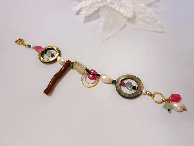 ネイチャーマテリアル　バッグチャームorブレス