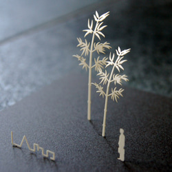 紙の樹木模型キット　006竹（26本入り） 4枚目の画像