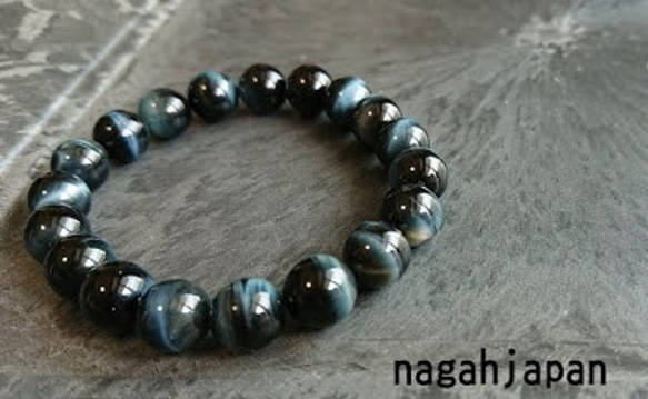 染色なし！3Aランク光沢艶やか人気No.1 ブルータイガーアイ