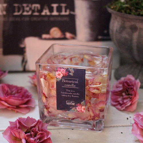 春香るボタニカルキャンドルホルダー（シクラメン＆ミニバラ