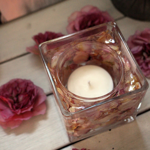 春香るボタニカルキャンドルホルダー（シクラメン＆ミニバラ