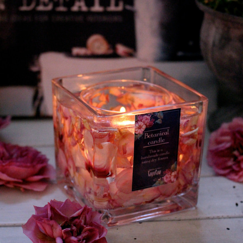 ボタニカルキャンドルホルダー　ボタニカルキャンドル　ミニバラ ボタニカルキャンドルホルダーボタニカルキャンドルミニバラ