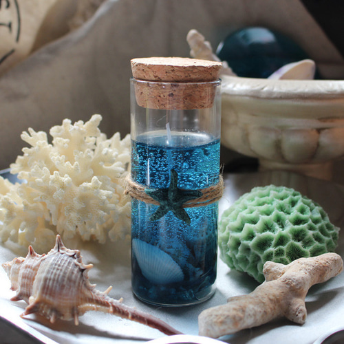 プチ大人マリンキャンドル（香り付き）ブルーグリーン キャンドル