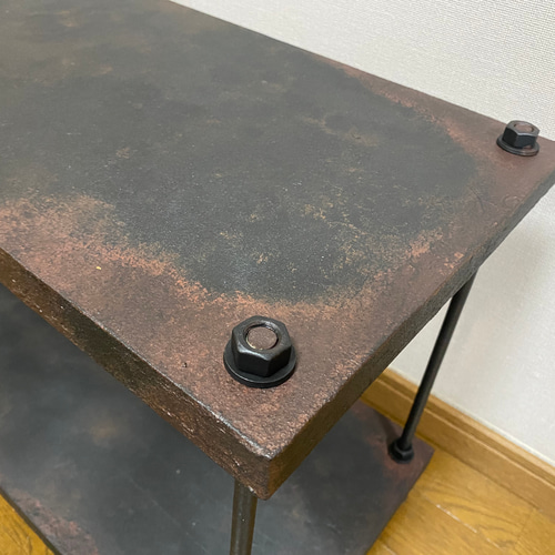 W900テレビボード エイジング錆鉄風木製ボード テレビ台・テレビボード