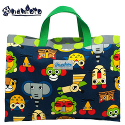 リバティパッチワークレッスンバッググリーン系 レッスンバッグ manon