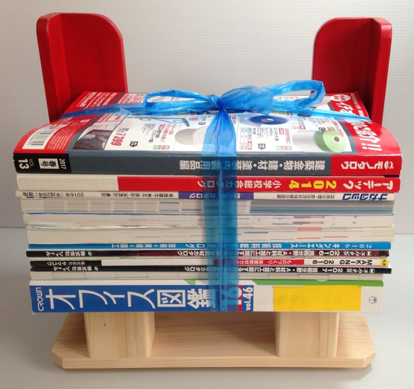 〔NEWSPAPER84RACK〕/新聞・雑誌ストッカー/ヒノキ家具/インンテリア雑貨 3枚目の画像