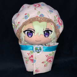 babyDior 花柄 ピンクハンカチ ぬいぐるみ付き babyDior 花柄 ピンクハンカチ ぬいぐるみ付き