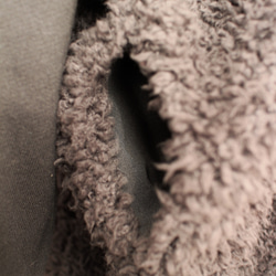 プードルファー ドルマンスリーブニット【黒】①/Poodle fur Dolman sleeve knit(size:f 6枚目の画像
