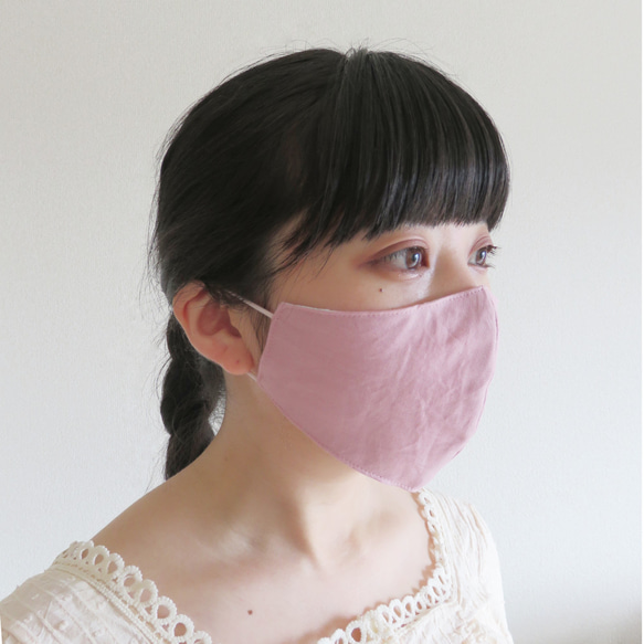 くすみピンクのマスク 布マスク ciao ciao club 通販 10253823｜Creema