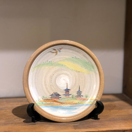 赤膚焼 奈良絵 皿 小皿 大塩正史 通販 10645451｜Creema(クリーマ)