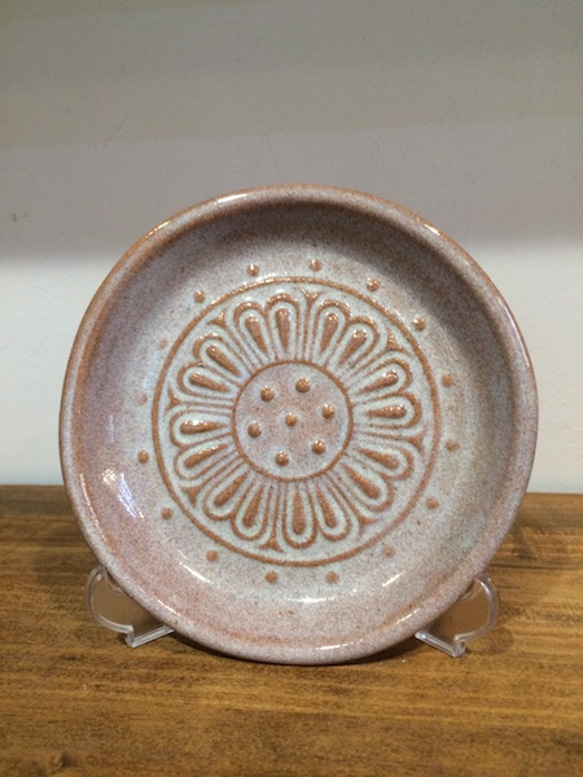 赤膚焼 古代瓦 小皿（東大寺） 小皿 赤膚焼 大塩正史 通販 4644102