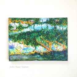 アクリルガッシュの風景画1 絵画 001roadstar 通販 1362895