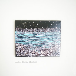 油絵 油彩 油彩画 絵 絵画 【夏の海】ミニ絵画 絵画 HR 通販