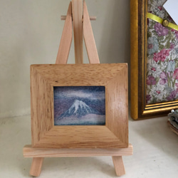 小さな小さな絵　　富士山 2枚目の画像