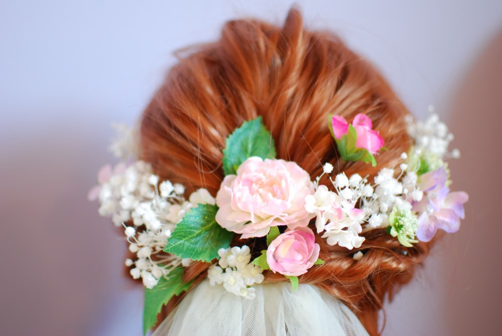 ブライダル☆ヘアパーツ☆プリザーブドフラワー 6,080円