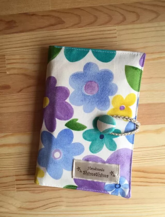 ピンク&紫 お薬手帳ケース