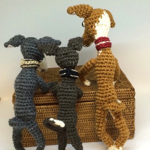 ヒョロヒョロイタグレ あみぐるみ（オーダーリクエスト品） あみぐるみ