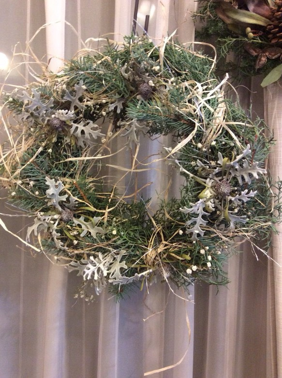 naturaldry whitemix wreathe 3枚目の画像