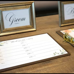 結婚式 芳名帳 ゲストブック 横 A4サイズ♡ その他オーダーメイド S.O