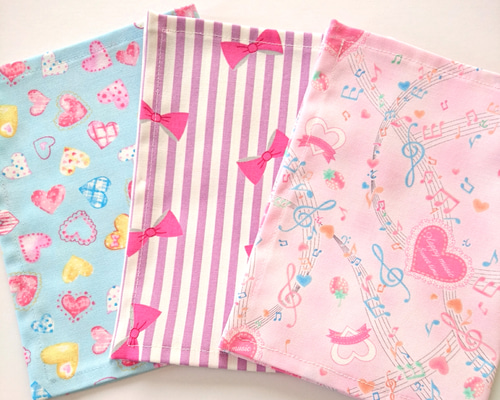 ランチョンマット(20×30) 3枚セット その他入園グッズ rumina