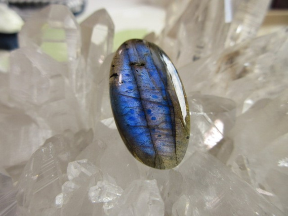 ブルー　ラブラドライトルース　天然石ルース　23 1枚目の画像