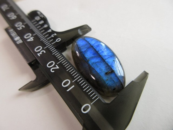 ブルー　ラブラドライトルース　天然石ルース　23 4枚目の画像