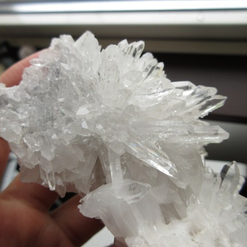 ♡天使の羽雪花♡菊花水晶 極上の美しさ クラスター 天然石 水晶クラスター 菊花水晶のクラスター Chrysanthemum Clear Quartz Cluster