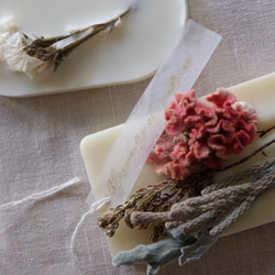 【送料無料】#1 冬色ケイトウ アロマサシェ　botanical aroma  sashet 2枚目の画像