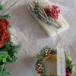 【送料無料】#1 冬色ケイトウ アロマサシェ　botanical aroma  sashet 3枚目の画像