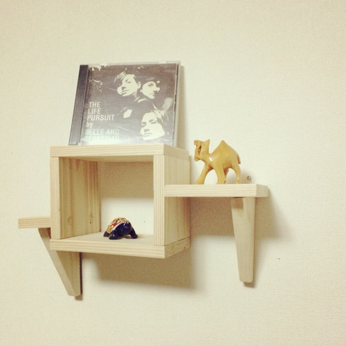 違い棚 (タイプD) 棚・シェルフ・ラック ツクル 通販 3420744｜Creema