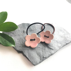 レジン ハロウィン限定 ハロウィンカラーのお星さまヘアゴム キッズ