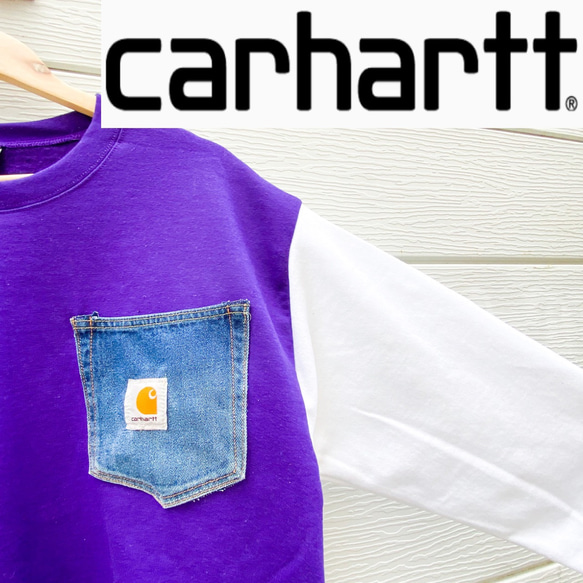 Carhartt カーハートリメイク 古着 スウェット VANS ‪STUSSY‬  