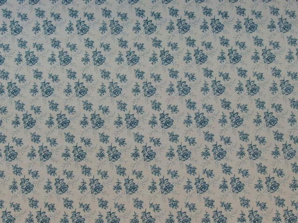 ♪コットン素材♪ブルーのお花たち生地♪Windham FabricNo:301 1枚目の画像