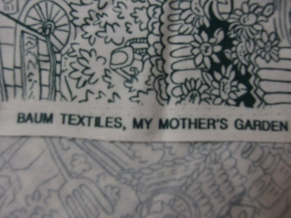 ♪コットン素材♪可愛いママのガーデン柄生地♪Baum textileNo:66 7枚目の画像