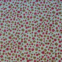 ♪コットン素材♪可愛い小花ピンクとベージュ柄生地♪Northcott silkNo:216 5枚目の画像