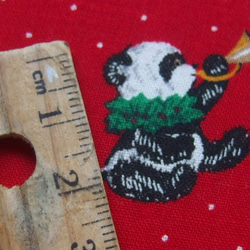♪コットン素材♪パンダちゃんのクリスマス柄Cranston print生地♪No:351 6枚目の画像