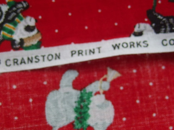 ♪コットン素材♪パンダちゃんのクリスマス柄Cranston print生地♪No:351 7枚目の画像