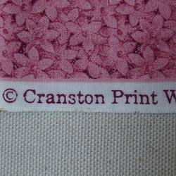 ♪コットン素材♪花花花ピンク柄生地♪cranston printNo:322 6枚目の画像
