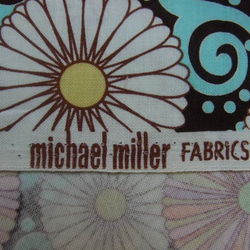 ♪コットン素材♪きれいな丸い花柄生地MichaelMiller♪No:428 7枚目の画像