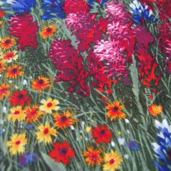 ♪コットン素材♪素敵な花畑柄♪マイケルミラーコレクションNo:183 3枚目の画像