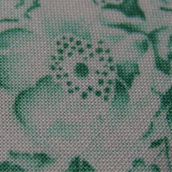 ♪コットン素材♪レトロなペパーミントグリーンの花柄♪WestmisterNo:129 7枚目の画像