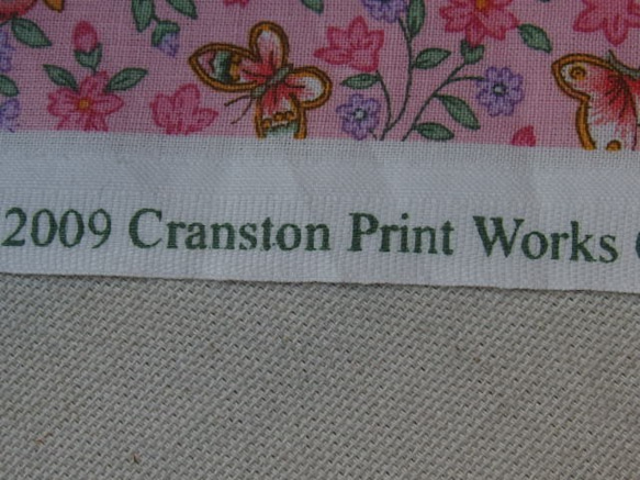 ♪コットン素材♪小さなお花と蝶柄♪Cranston 2009s No:283 7枚目の画像