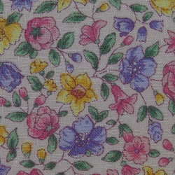 ♪コットン素材♪小さなピンクと紫花柄♪Cranston print work No:155 9枚目の画像