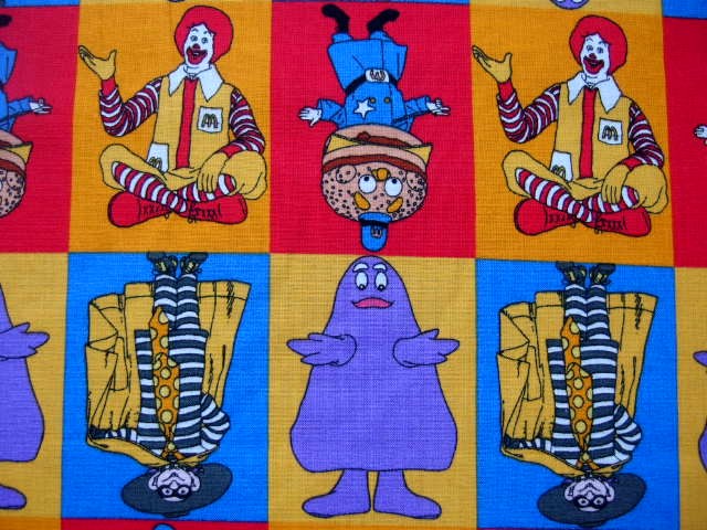 ビンテージ品【マクドナルド】ブランケット～ロナルド・マクドナルド