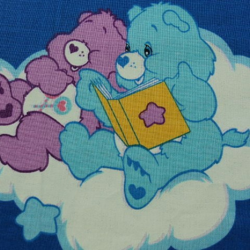 アメリカ☆ビンテージ☆かわいいケアベア柄☆2004s生地 No;3 生地