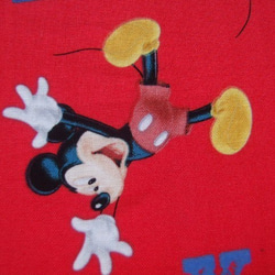 アメリカ生地★ビンテージ★人気のミッキーマウス生地2016ｓ★No388 4枚目の画像